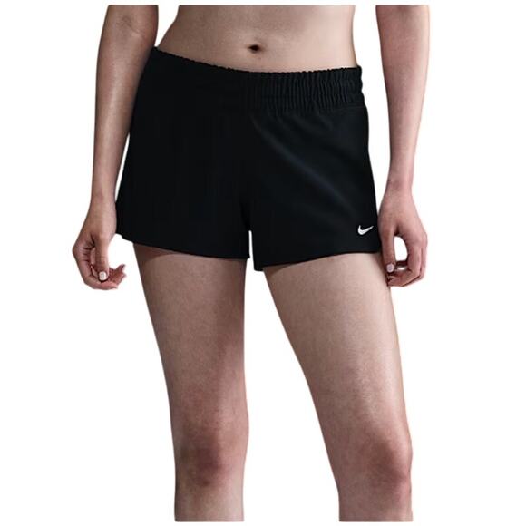 Nike Swim Women's Cover-Up Shorts in Black, Size XL - Picture 1 of 2